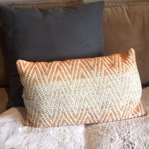 Boho woven pillow